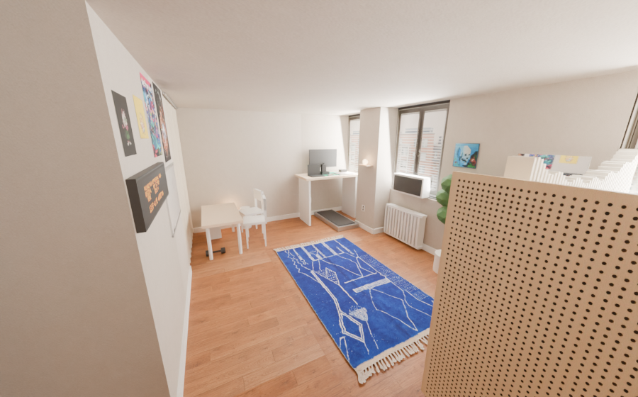 Rearranged layout, daytime wide shot