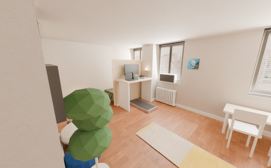 Wide shot showing how small the MAVINN runner is